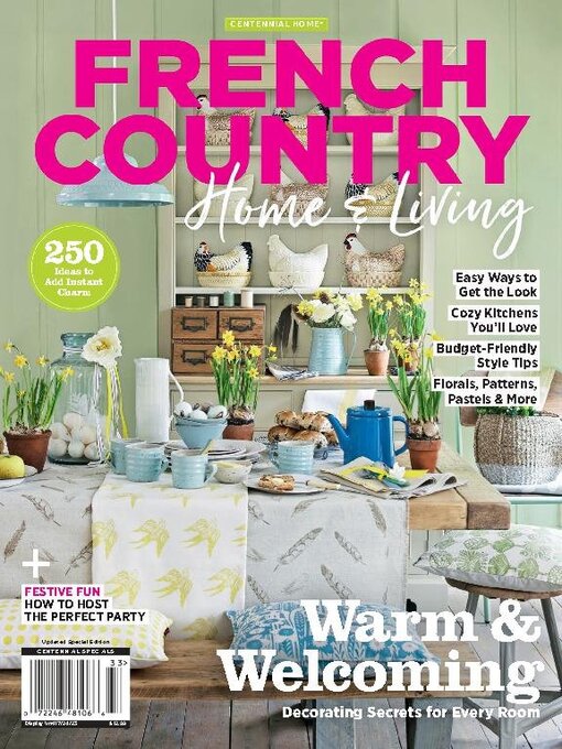 Title details for French Country Home & Living: Warm & Welcoming by A360 Media, LLC - Available